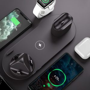 6-in-1 Wireless Charger for iPhone - Fast Charging Dock Station
