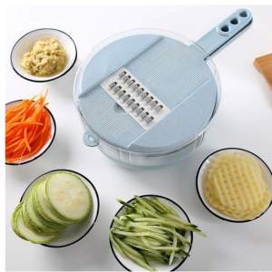 8-in-1 Mandoline Slicer: Vegetable Cutter, Grater & Peeler - Kitchen Accessories