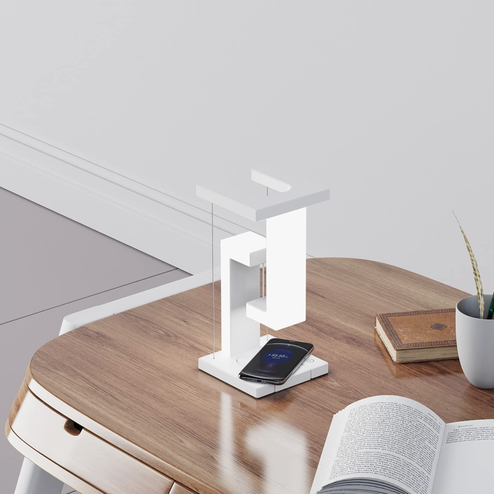 Creative Wireless Charging Suspension Balance Lamp - Modern LED Night Light - Image 4