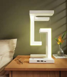Creative Wireless Charging Suspension Balance Lamp - Modern LED Night Light
